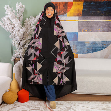 crepe khimar