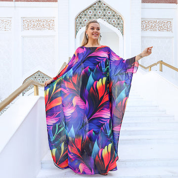Chiffon Jalabiya- Printed