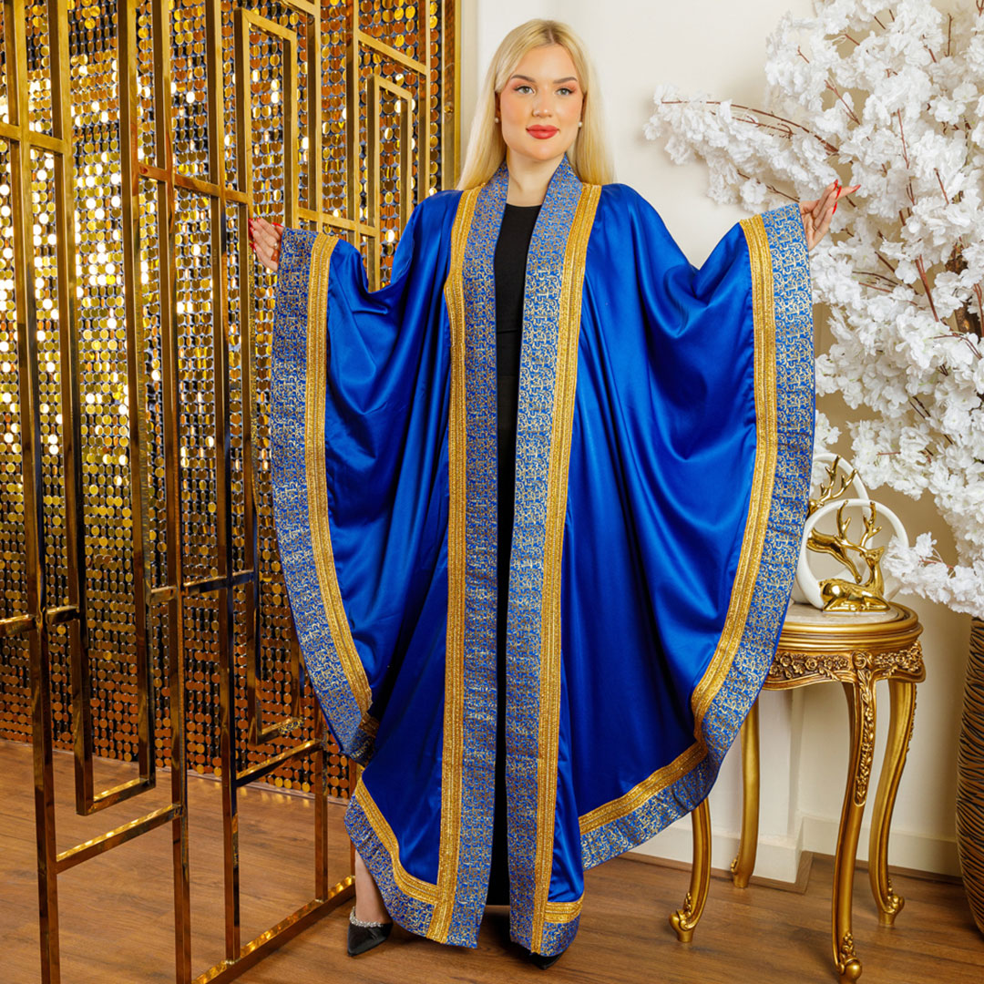 قفطان دبي حرير ستان - تطريز