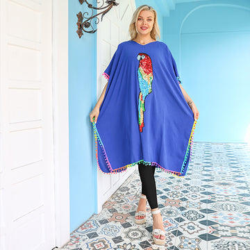 بلوزة كريب -تطريز