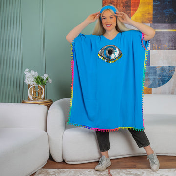 بلوزة كريب -تطريز