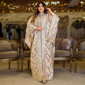 قفطان بحريني بروكار