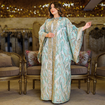 قفطان بحريني بروكار