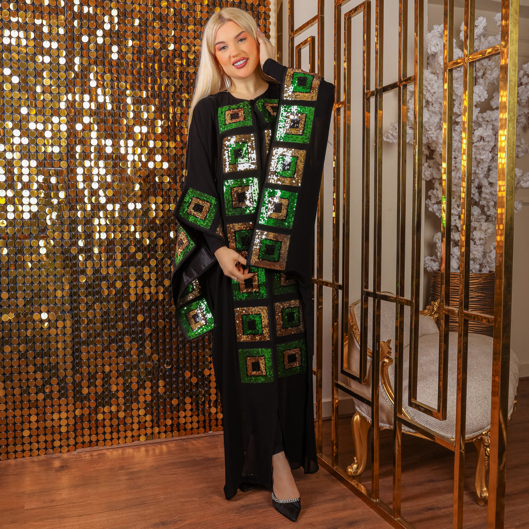 قفطان بحريني مطرز