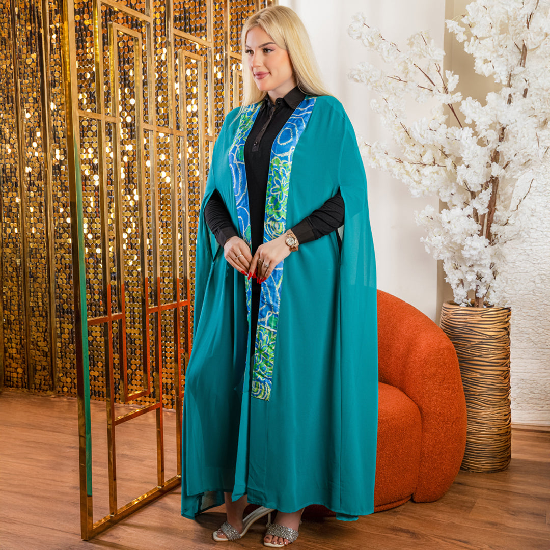 قفطان كويتي شيفون