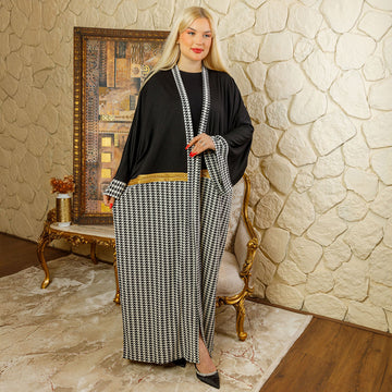 قفطان عربي كلاسيك كريب