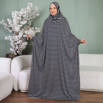 ثوب صلاة چيرسيه كويتي- عملي مع غطاء الرأس