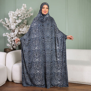 ثوب صلاة چيرسيه كويتي- عملي مع غطاء الرأس
