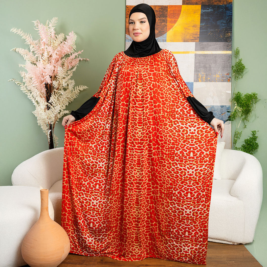 Practical Kuwaiti Jersey prayer dress with headscarf Practical Kuwaiti Jersey prayer dress with headscarf