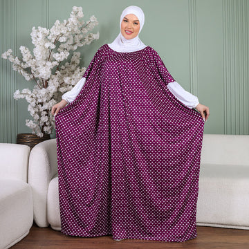 ثوب صلاة چيرسيه كويتي- عملي مع غطاء الرأس