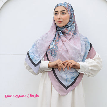 Square Chiffon Scarf - Printed