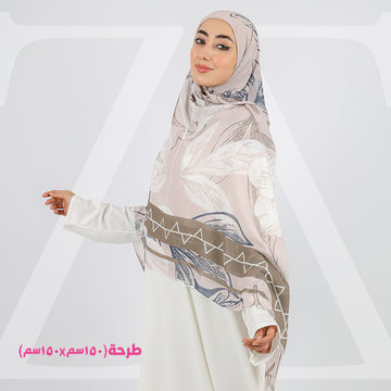 Square Chiffon Scarf - Printed
