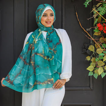 شيلة شيفون - مطبوع
