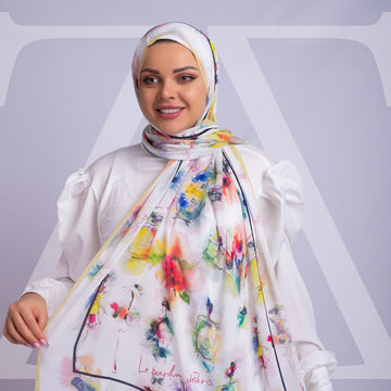 شيلة شيفون - مطبوع