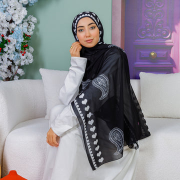 شيلة شيفون - مطبوع