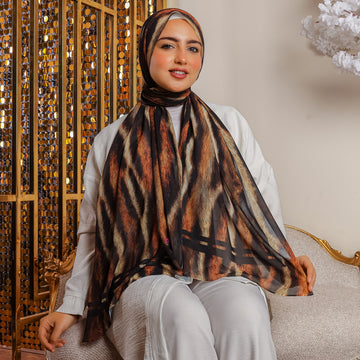 شيلة شيفون - مطبوع