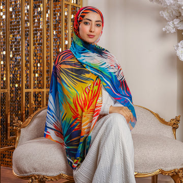 شيلة شيفون - مطبوع