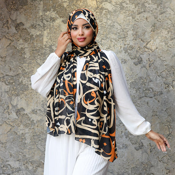 Chiffon Hijab -Printed