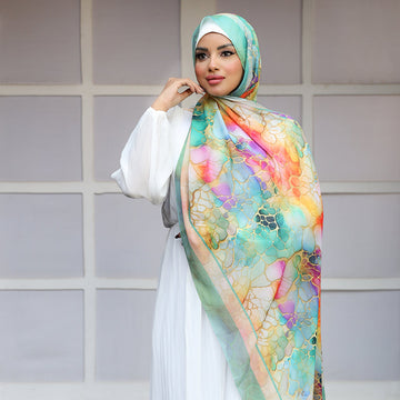 Chiffon Hijab -Printed