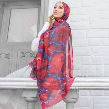شيلة شيفون - مطبوع