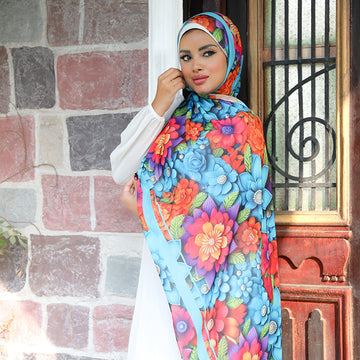 Chiffon Hijab -Printed