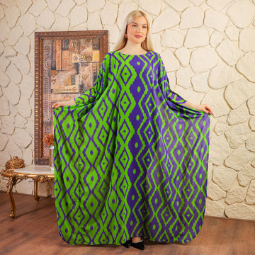 چلابية دبي شيفون - مطبوع