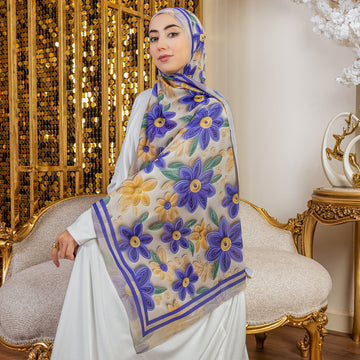 شيلة شيفون - مطبوع