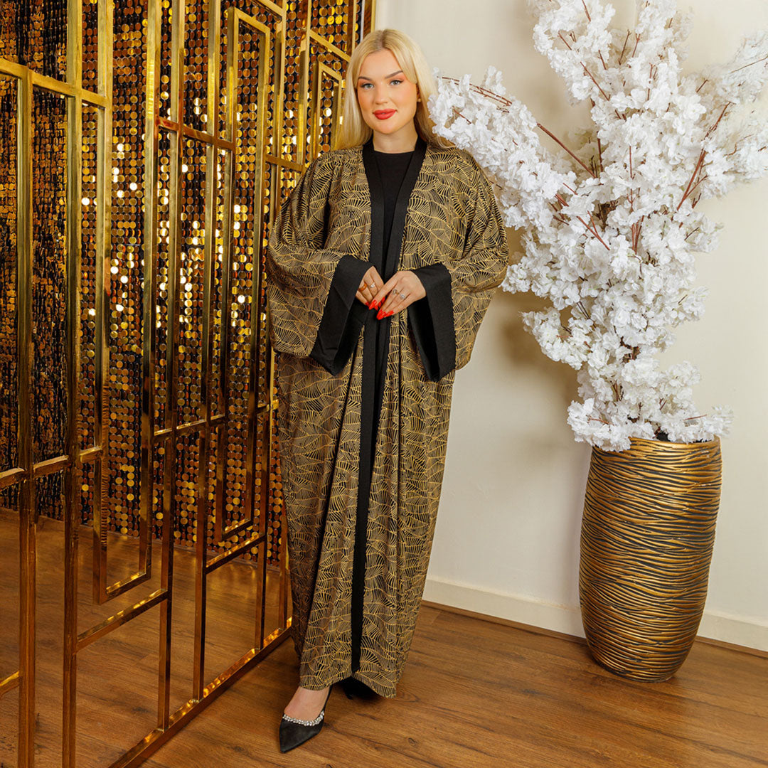 قفطان عربي كلاسيك كريب