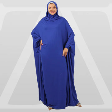 ثوب صلاة چيرسيه كويتي- ساده عملي مع غطاء الرأس