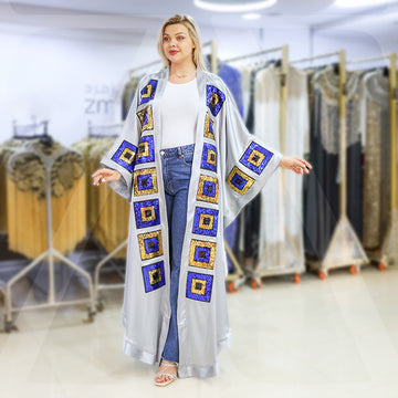 قفطان دبي حرير ستان - تطريز