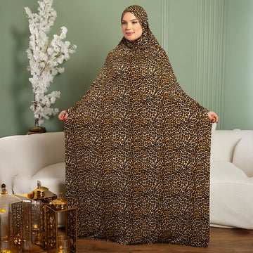 ثوب صلاة چيرسيه كويتي- عملي مع غطاء الرأس