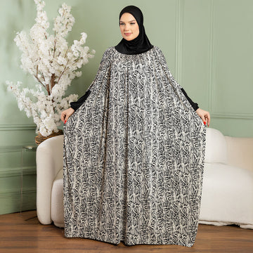 ثوب صلاة چيرسيه كويتي- عملي مع غطاء الرأس