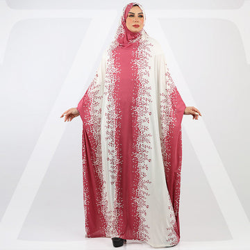 Practical Kuwaiti Jersey prayer dress with headscarf