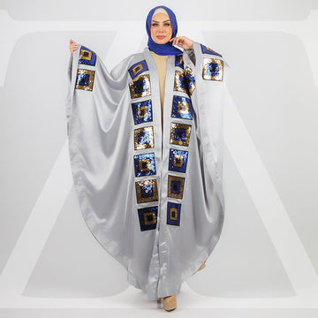 قفطان دبي حرير ستان - تطريز