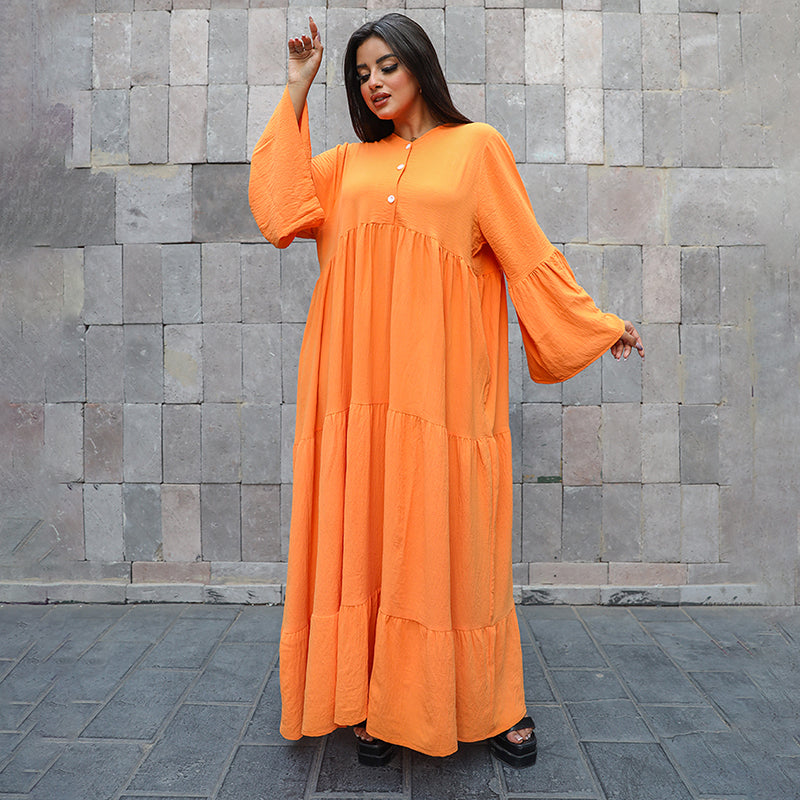 فستان كريب - سادة