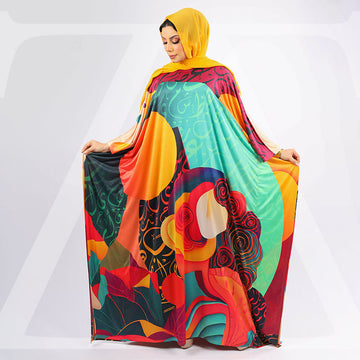 چلابية دبي جيرسيه- مطبوع