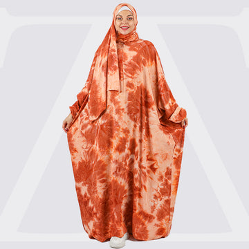 ثوب صلاة طاي ضاي كريب عملي مع غطاء الرأس