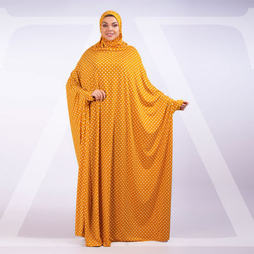 ثوب صلاة چيرسيه كويتي- عملي مع غطاء الرأس
