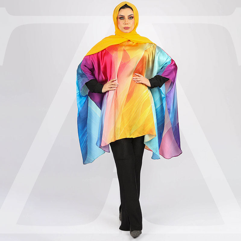 بونشو حرير ستان - مطبوع