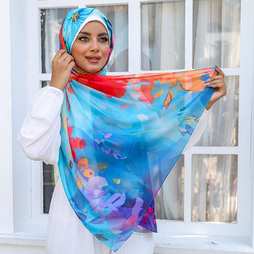 Chiffon Hijab -Printed