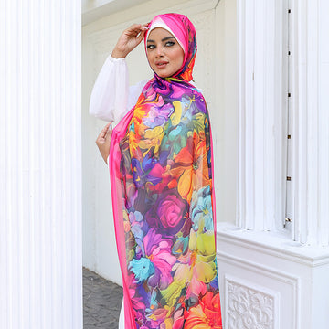 شيلة شيفون - مطبوع