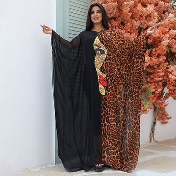 Dubai Chiffon Jalabiya- Embroidered