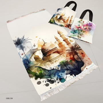 Prayer Rug + Tote Bag (Printed)