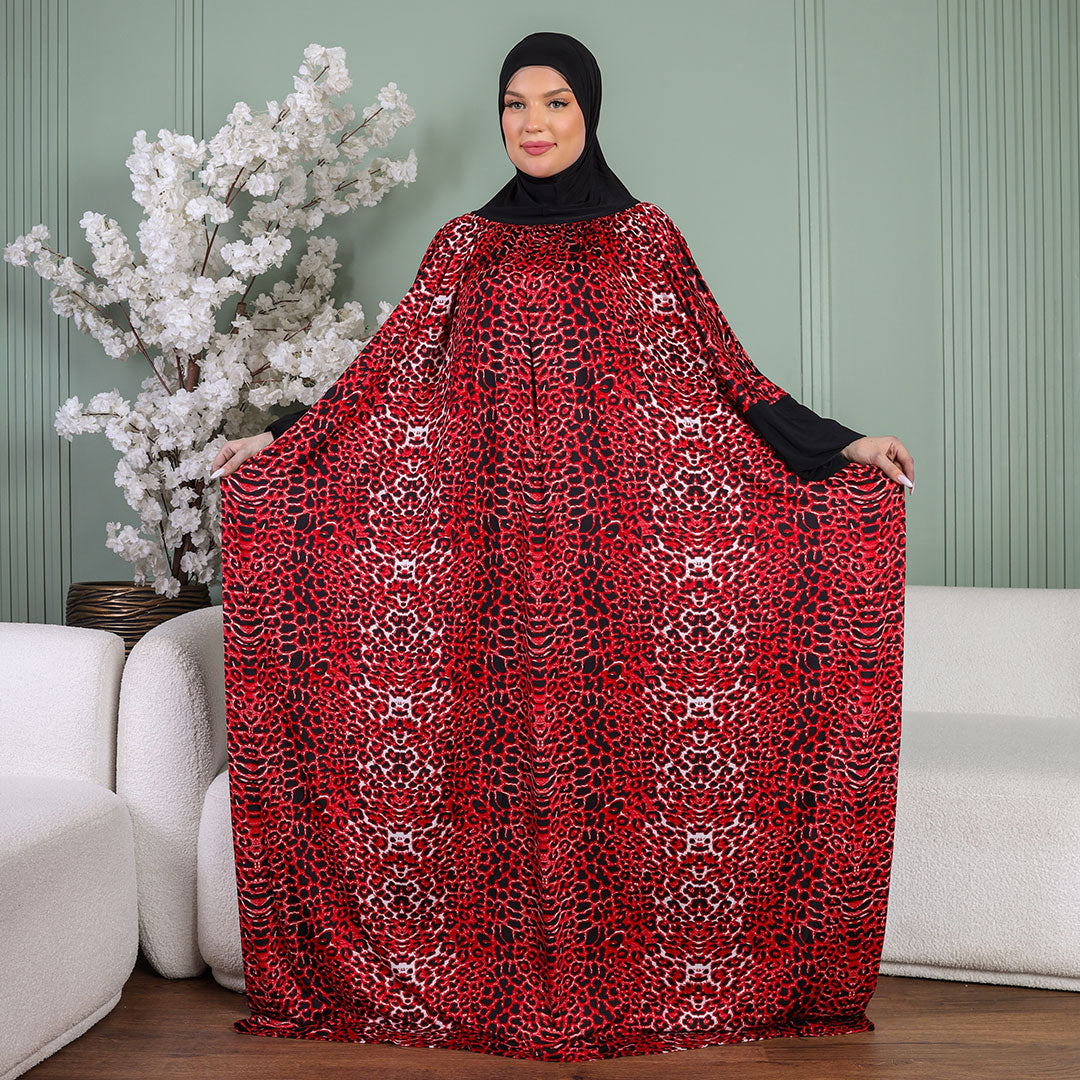 ثوب صلاة چيرسيه كويتي- عملي مع غطاء الرأس