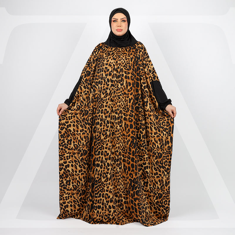 Practical  Kuwaiti Jersey prayer dress  with headscarf