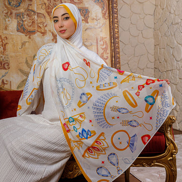 شيلة شيفون - مطبوع