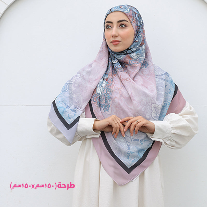 Square Chiffon Scarf - Printed