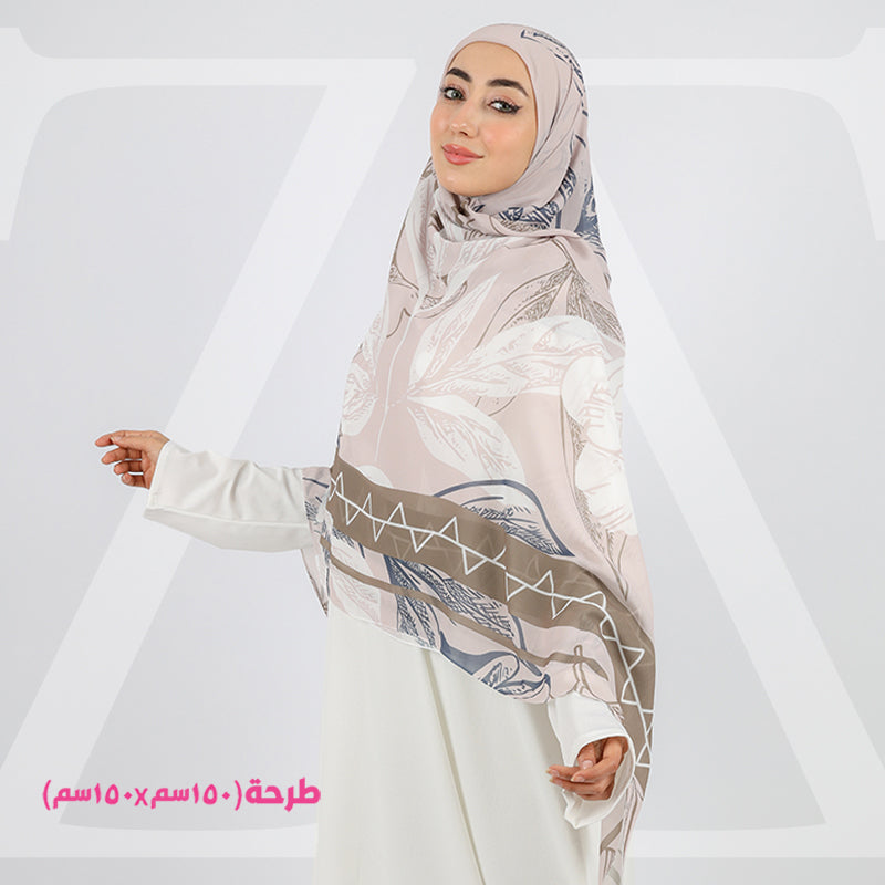 Square Chiffon Scarf - Printed