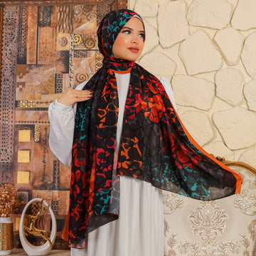 Chiffon Hijab -Printed