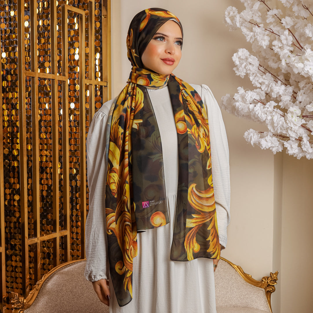 شيلة شيفون - مطبوع